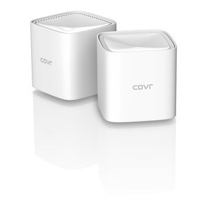 Router wireless D-Link Covr Covr-1102 - Wi-Fi 5 - IEEE 802.11ac - Ethernet - 2,40 GHz ISM band - 5 GHz Banda UNII - 150 MB