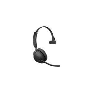 Jabra Evolve2 65 Sem fios Headset Mono Fone de ouvido - Preto - Monaural - Supra-aural - Bluetooth - USB Tipo C