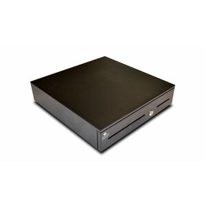 apg Soma ECD410 Cash Drawer - EUR 4 Bill - 8 Coin - 2 Media Slot - Steel - Black - 103 mm Height x 410 mm Width x 420 mm D