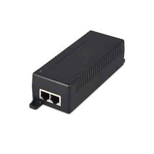 SilverNet SIL 48G POE+ PoE Injector - 230 V AC Input - 48 V DC Output - 1 x 10/100/1000Base-T Input Port(s) - 1 x 10/100/1