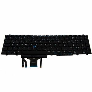 Origin Keyboard - Cable Connectivity - Proprietary Interface - Trackstick - German - Black - 103 Key(s) - Notebook