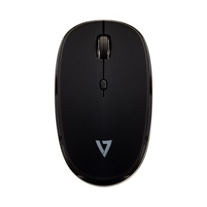 V7 MW550BT Mouse - Bluetooth - USB - 4 Button(s) - Black - V7 Bluetooth Silent 4-Button Mouse - Black - Dual Mode Bluetoot