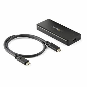 StarTech.com USB-C 10Gbps M.2 NVMe PCIe SSD Enclosure - 1GB/s Rugged Aluminum M.2 PCI Express M-Key Case IP67 Rated - Mac/