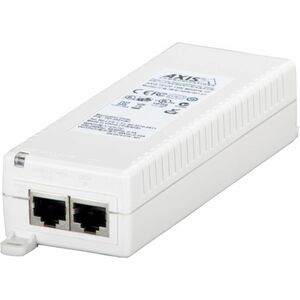AXIS T8120 PoE Injector - 120 V AC, 230 V AC Input - 48 V DC Output - RJ-45 Input Port(s) - RJ-45 Output Port(s) - 15 W
