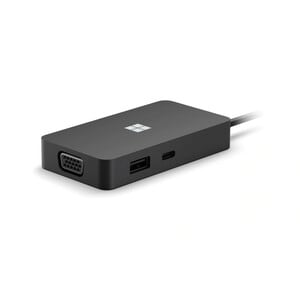 Microsoft USB-Typ C Docking Station für Notebook - Schwarz - USB Typ C - Netzwerk (RJ-45) - HDMI - VGA - Kabelgebundenes -