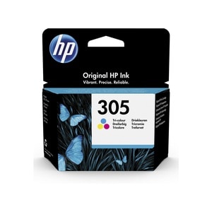 HP 305 Tintenstrahl Tintenpatrone - Dreifarbig - Originaler Pack