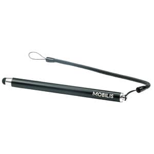 MOBILIS Stylus - 10 - Capacitive Touchscreen Type Supported - Metal - Matte Black - Smartphone, Tablet Device Supported