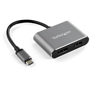 StarTech.com Video Adapter - 1 Each - 1 x Type C USB Male - 1 x HDMI 2.0 Digital Audio/Video Female, 1 x DisplayPort 1.2 D