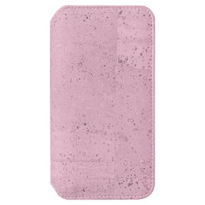 Krusell BIRKA Carrying Case (Wallet) Apple iPhone 11 Pro Max Smartphone - Pink - Cork, Wood Grain Body