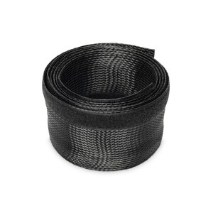 Digitus Kabelschutz - Schwarz - 1 Pack Paket - Kabelrohr - 2 m Länge - Polyester, Plastik