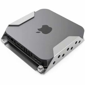 Compulocks Mac mini Security Mount with Keyed Cable Lock Silver - Lightweight and Low Profile, High-Grade Aluminum Constru
