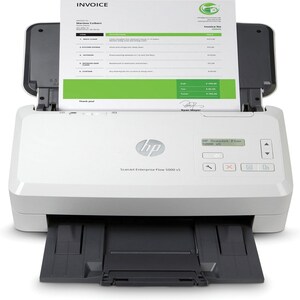 HP Scanjet Enterprise Flow 5000 S5 Sheetfed Scanner - 600 dpi Optical - 48-bit Grayscale - 65 ppm (Mono) - 65 ppm (Color) 