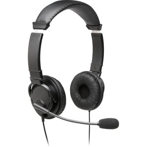 Kensington Wired Over-the-head Stereo Headset - Binaural - Circumaural - Noise Cancelling Microphone - USB
