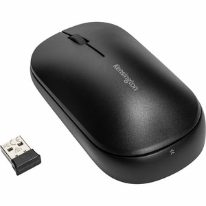 Kensington SureTrack Mouse - Bluetooth/Radio Frequency - USB 2.0 Type A - Optical - 3 Button(s) - Black - TAA Compliant - 