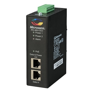 Microchip PD-9501GCI/DC PoE -Injektor - 20 V DC, 60 V DC Eingang - 55 V DC Ausgang - 1 x Gigabit Ethernet Eingangsport(s) 