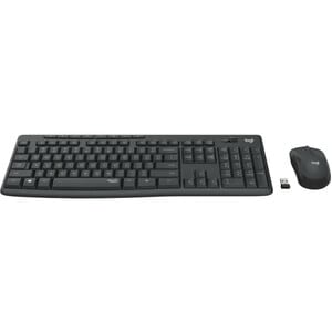 Logitech MK295 Tastatur & Maus - Deutsch - Kabellos, Funk USB, Graphit - Maus, Kabellos, Funk, USB, Graphit - Wiedergabe/P
