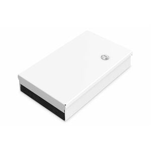 Digitus Mounting Box for Fiber Optic Enclosure, Fiber Optic Coupler - Light Grey - Cold-rolled Steel (CRS) - 1
