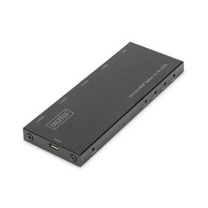 Digitus UltraSlim DS-45323 Signalverteiler - Metall - 4096 x 2160 - 1 x HDMI Ein - 4 x HDMI Aus - USB