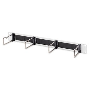 Digitus Kabelführung - Hellgrau - 1 Pack Paket - Kabelmanagement-Panel - 1U Rack Height x 19" Panel Width - Stahl