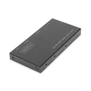 Digitus UltraSlim DS-45322 Signalverteiler - Metall - 4096 x 2160 - 1 x HDMI Ein - 2 x HDMI Aus - USB