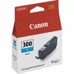 Canon PFI-300 Original Jato de tinta Tinteiro - Embalagem Individual - Ciano - 1 Pack