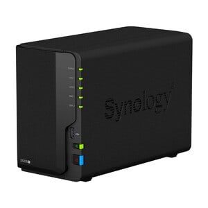 Synology DiskStation DS220+ SAN/NAS Storage System - Celeron J4025 Dual-core (2 Core) 2 GHz - 2 x HDD Supported - 32 TB Su