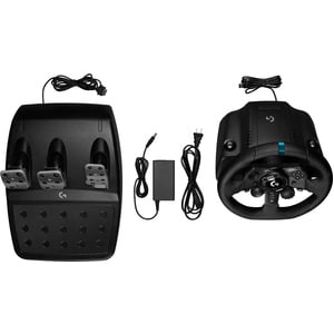 Logitech G G923 Gaming Steering Wheel - Cable - USB - PC, Xbox Series S, Xbox Series X - Black