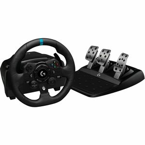 Logitech G TRUEFORCE G923 Gaming Steering Wheel/Pedal - USB - PlayStation, PlayStation 5, PC, PlayStation 4 - Black