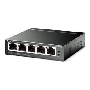 TP-Link TL-SG105PE 5 Ports Ethernet Switch - Gigabit Ethernet - 10/100/1000Base-T - 2 Layer Supported - 4.50 W Power Consu