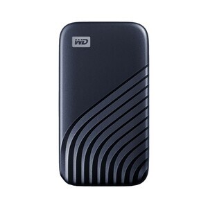 WD My Passport WDBAGF0010BBL-WESN 1 TB Portátil Unidade de estado sólido - Externo - Azul noturno - PC Secretária Device S