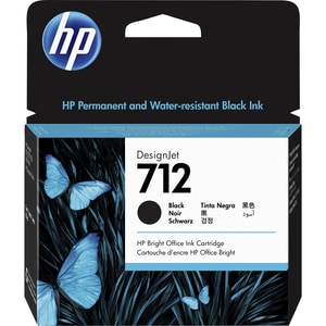 HP 712 Hoch Kapazität Tintenstrahl Tintenpatrone - Schwarz - Original - 1 Pack