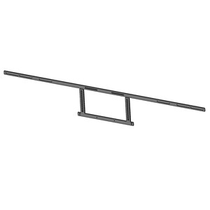 HAGOR Befestigungsadapter für Flachbildschirm - Schwarz - Höhenverstellbar - 2 Unterstützte(r) Display(s)Bildschirmgröße: 