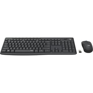 Logitech MK295 Keyboard & Mouse - Hungarian - USB Wireless RF - Keyboard/Keypad Color: Graphite - USB Wireless RF Mouse - 