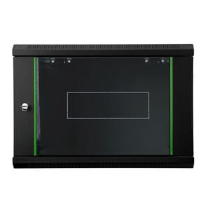 Digitus Dynamic Basic 12U Wandmontierbar Rackschrank für LAN-Schalter, Patchfeld - 482,60 mm Rack-Breite x 365 mm Regaltie