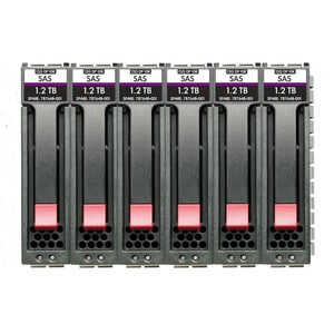 STOK HPE MSA 14.4T SAS 10K SFF M2 6pk HDD Bdl