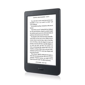 Lettore di testo digitale Kobo Nia - Nero - 6000 Libro(i) - 8 GB Flash - 15,2 cm (6") Display - Touchscreen - 1024 x 758 -