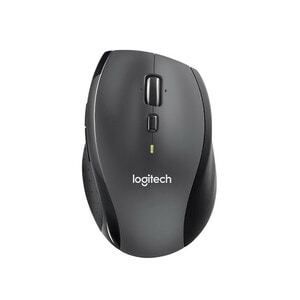 Logitech Marathon M705 Mouse - Radio Frequency - USB - Optical - 7 Button(s) - Charcoal - Wireless - 2.40 GHz - 1000 dpi -