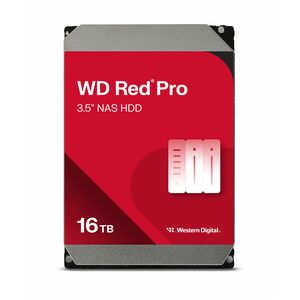 WD Red Pro WD161KFGX 16 TB Hard Drive - 3.5" Internal - SATA (SATA/600) - Conventional Magnetic Recording (CMR) Method - N