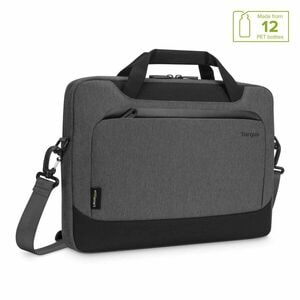 Targus Cypress TBS92602GL Carrying Case (Briefcase) for 35.6 cm (14") Notebook - Grey - Woven Fabric, Plastic Body - Shoul