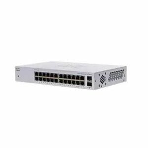 Cisco 110 CBS110-24T 24 Ports Ethernet Switch - 2 Layer Supported - Modular - 2 SFP Slots - 16.34 W Power Consumption - Tw