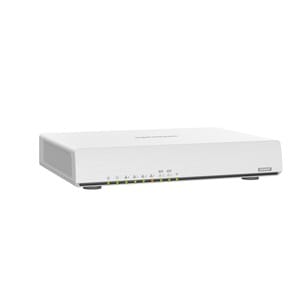 QNAP QHora-301W Wi-Fi 6 IEEE 802.11ax Ethernet Wireless Router - 2.40 GHz ISM Band - 5 GHz UNII Band - 8 x Antenna(8 x Int