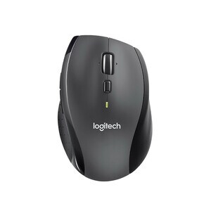 Logitech Marathon M705 Mouse - Radio Frequency - USB - Optical - 7 Button(s) - Charcoal - Wireless - 2.40 GHz - 1000 dpi -