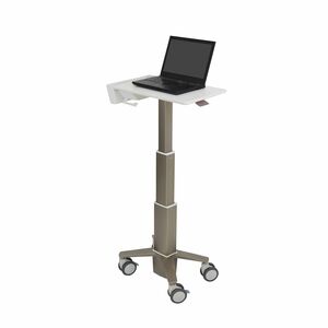 Ergotron CareFit 笔记本推车 - 5.40 kg 承载量 - 4 脚轮 - 101.60 毫米 脚轮尺寸 - 铝, 镀锌钢 - 43.9 cm (17.3") Screen Supported