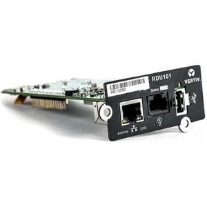 Vertiv Liebert RDU101 SNMP/Webcard - IntelliSlot - 1 x Network (RJ-45) Port(s)