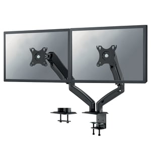 Montage de bureau Neomounts Neomounts Pro pour Ecran, Ecran LCD, Ecran Plat - Noir - Réglable en hauteur - 2 Écran(s) supp