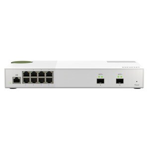 QNAP QSW QSW-M2108-2S 8 Ports Manageable Ethernet Switch - 2 Layer Supported - Modular - 12.17 W Power Consumption - Twist