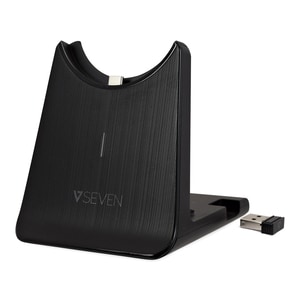 V7 CHCRDL Wired Cradle for Wireless Headset - Charging Capability - USB Type C - Black