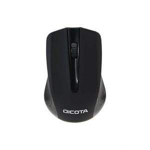 Souris Dicota Comfort - Fréquence radio - USB - Noir - Sans fil - 1000 dpi