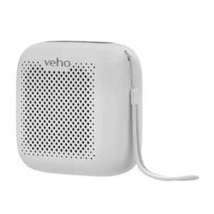 Veho MZ-4 Portable Bluetooth Speaker System - 5 W RMS - White - 100 Hz to 16 kHz - Battery Rechargeable - USB