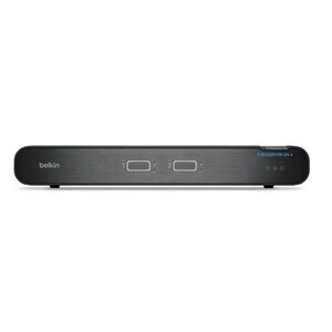 Belkin Secure F1DN202KVM-UN-4 KVM Switchbox - TAA Compliant - 2 Computer(s) - 1 Local User(s) - 3840 x 2160 - 2 x PS/2 Por